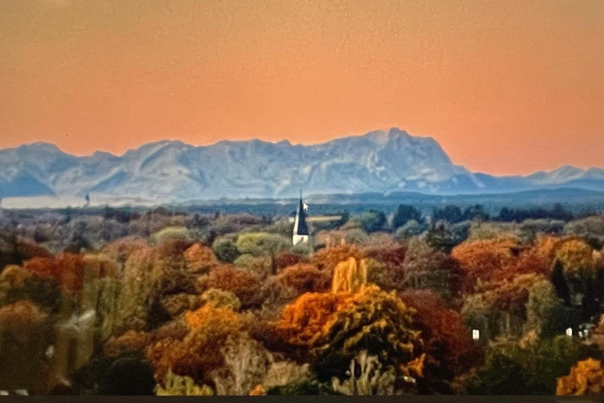 Alpen-Panorama Suite - Einzigartige Privatsuite Hoch Ueber Muenchen, 12Tes Og, Alpenblick, Loggia, Whirlpool, 15 Minuten Zum Zentrum, Ruhe Und Erholung In Der Stadt Muenchen Fuer Privat Und Geschaeftlich Reisende Екстериор снимка