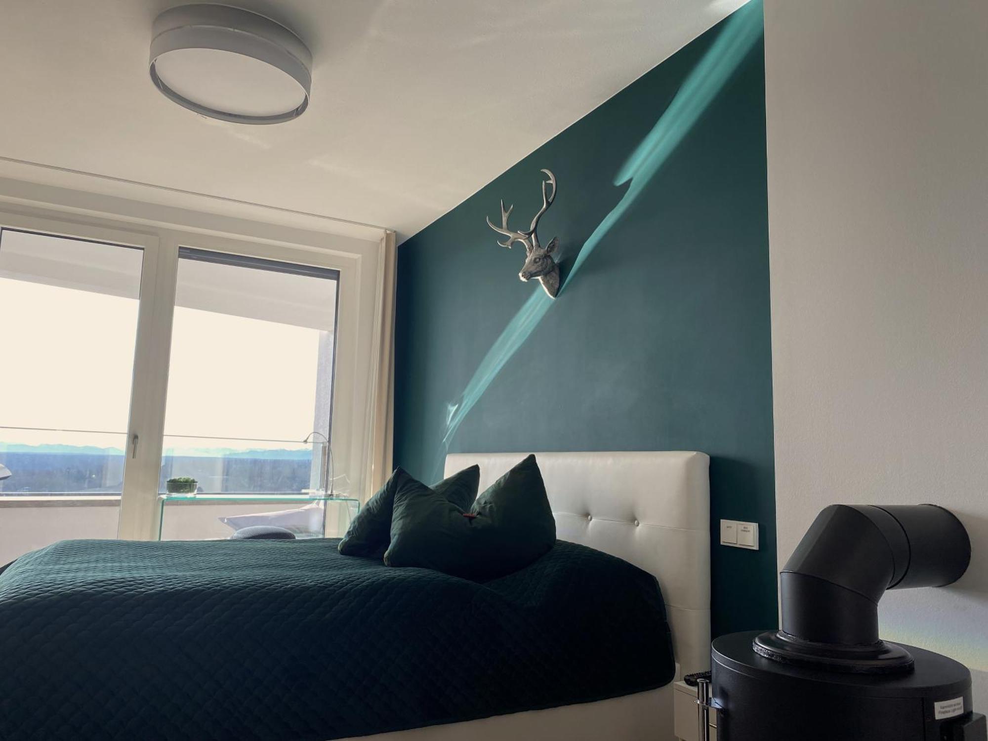 Alpen-Panorama Suite - Einzigartige Privatsuite Hoch Ueber Muenchen, 12Tes Og, Alpenblick, Loggia, Whirlpool, 15 Minuten Zum Zentrum, Ruhe Und Erholung In Der Stadt Muenchen Fuer Privat Und Geschaeftlich Reisende Екстериор снимка